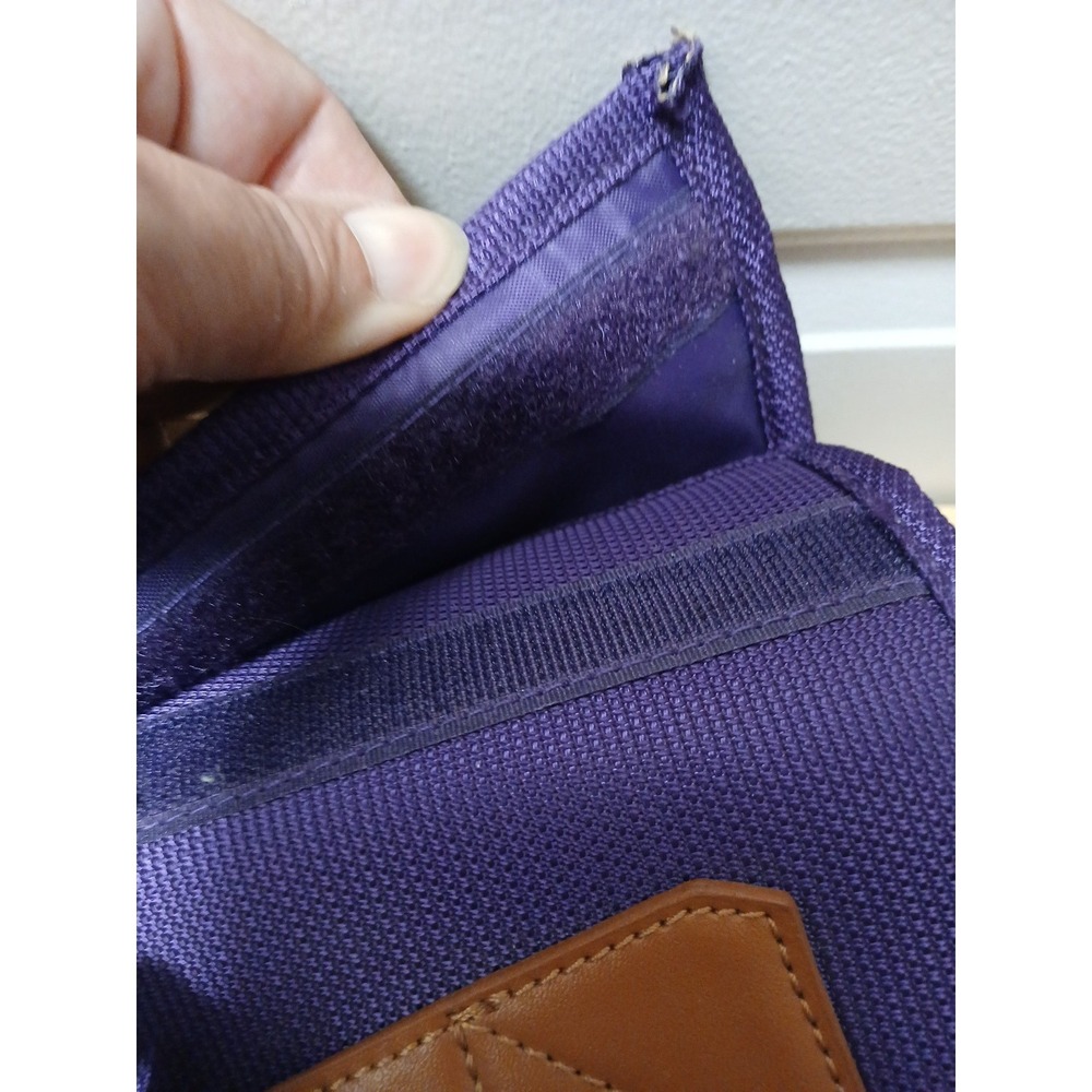 Joy Mangano Toiletry Make Up Bag Purple The Better Beauty Case Roll Up - Picture 8 of 8